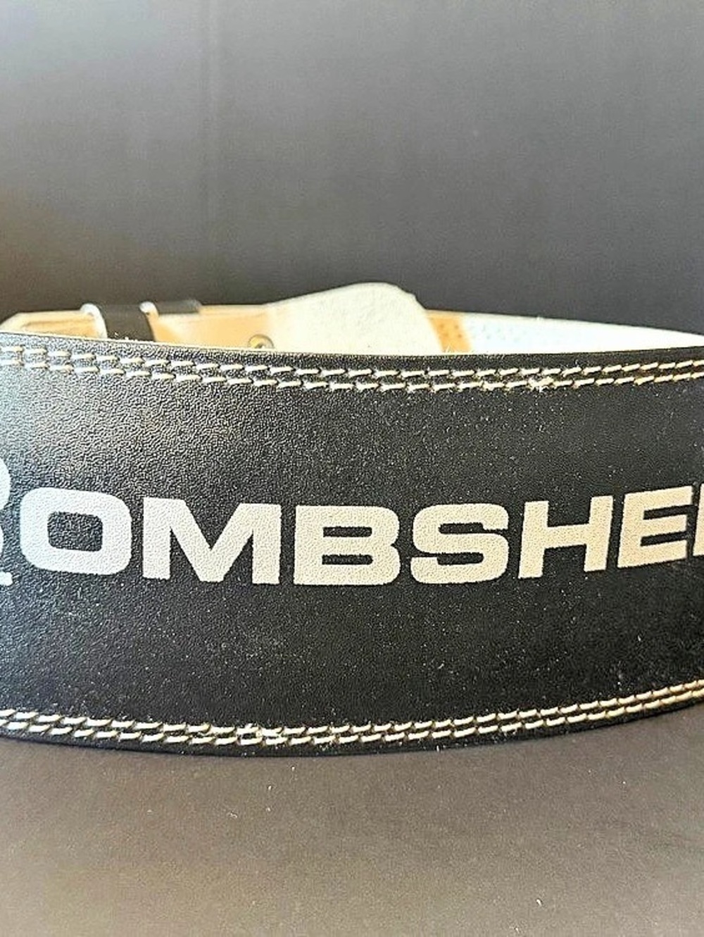 Bombshell Wide Training Belt in Black & White